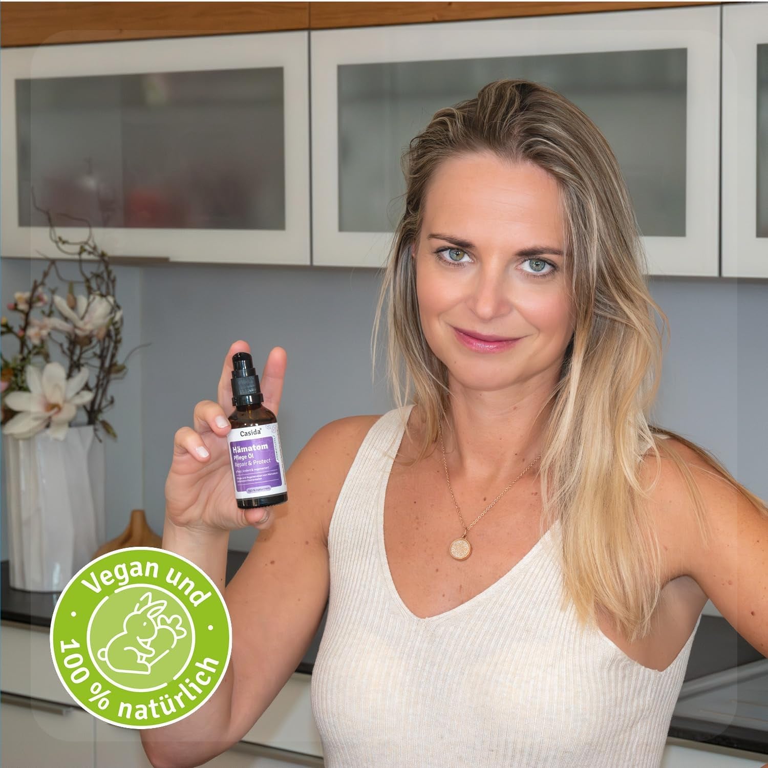 Casida® Hämatom Pflege Öl Repair & Protect - Aromapflegeöl Aus 100% Naturreinen Ölen - Für Die Pflege Von Hämatomen, Blauen Flecken Und Blutergüssen - 50 Ml