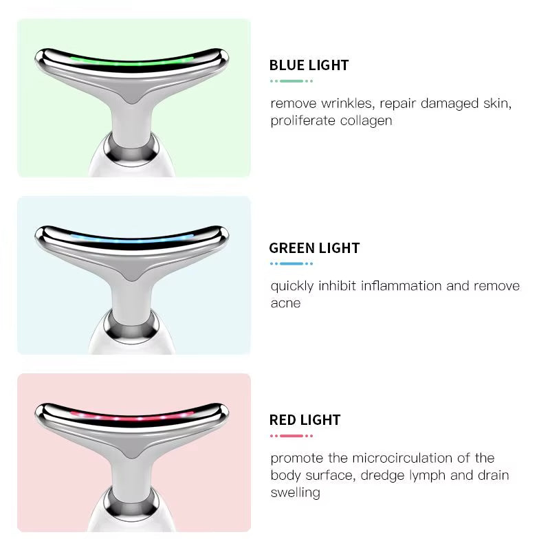 Neck Facial Lifting Device Ems Neck Face Lifting Massager Microcurrent Face Massager Led Photon Therapy anti Wrinkle Beauty Tool
