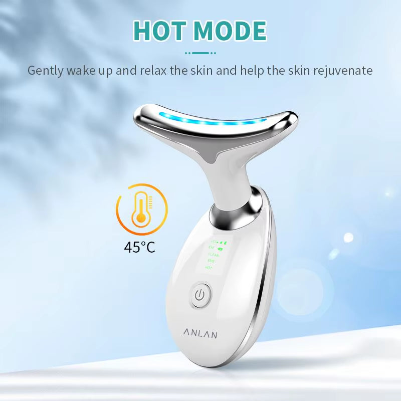 Neck Facial Lifting Device Ems Neck Face Lifting Massager Microcurrent Face Massager Led Photon Therapy anti Wrinkle Beauty Tool