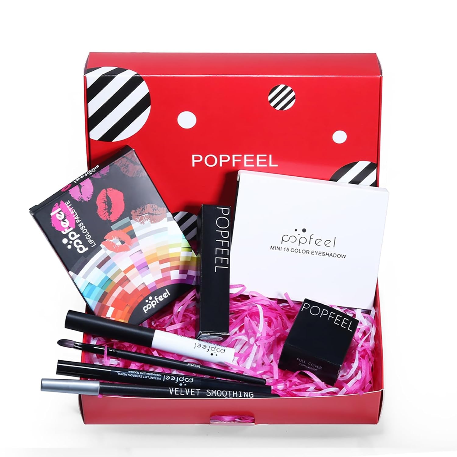 Schminkkoffer Damen, Schminke Set, All in One Makeup Kit Für Mädchen Im Teenageralter 13-15, Make up Set Für Frauen, Makeup Set Damen, COSMETICS Beauty Box(8 STK)
