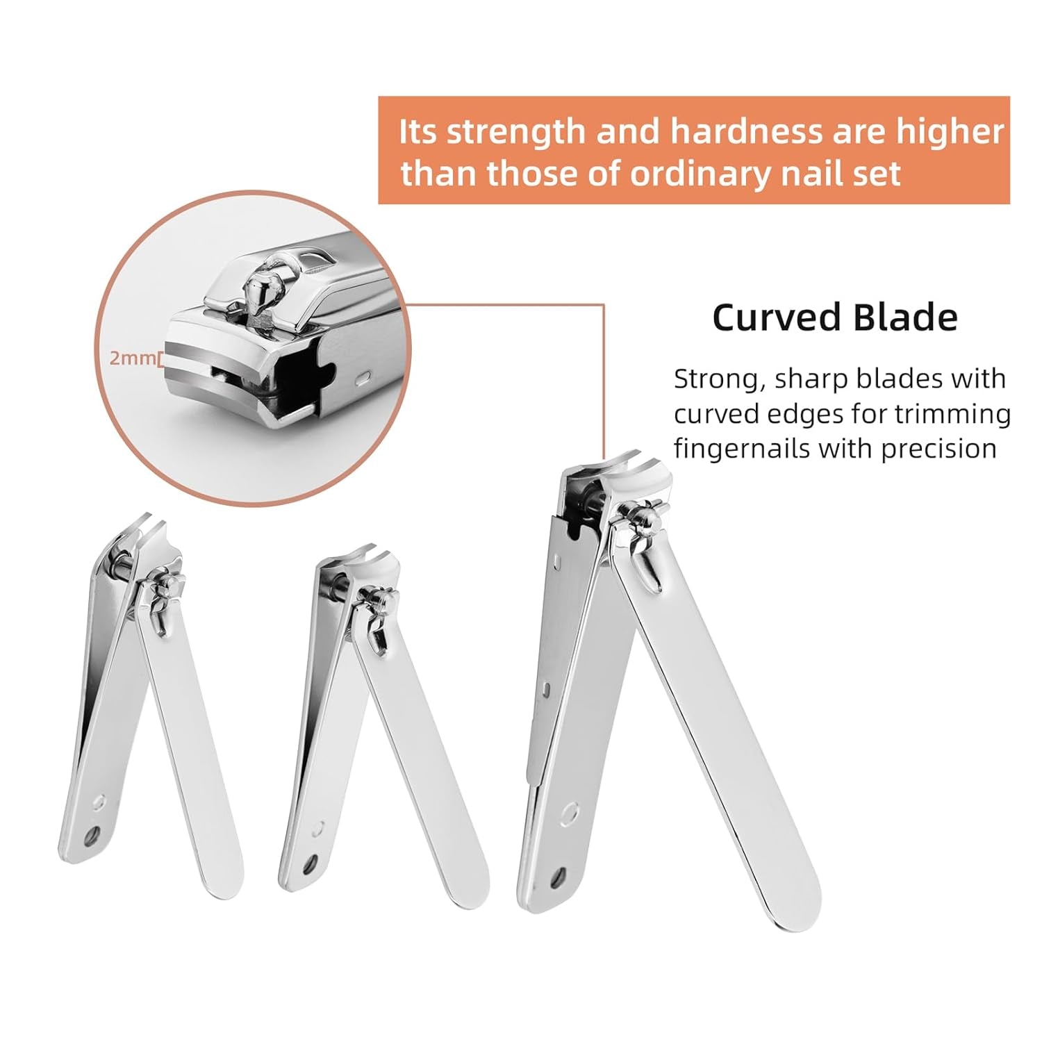 Professionelles Nagelknipser-Set, Edelstahl Maniküre Nagelknipser, Scharf Nagelknipser Für Dicke & Eingewachsene Fußnägel,10 Pcs Pediküre Set Nagelschere Fussnägel Mit Nagelzange & Nagelhautschere