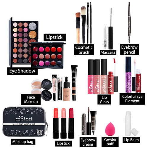 27 STK All in One Makeup Kit, Make up Set Für Frauen, Makeup Set Damen, COSMETICS Beauty Box