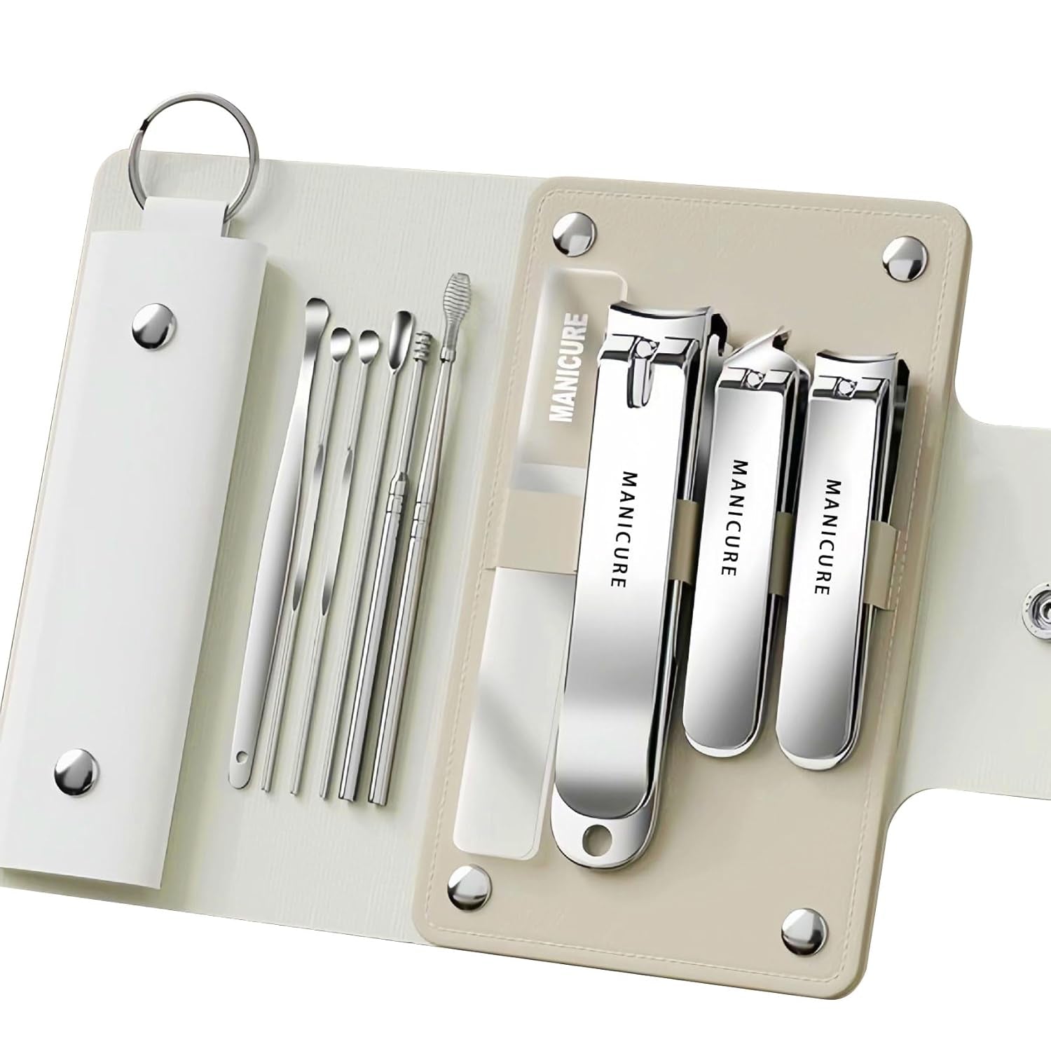Professionelles Nagelknipser-Set, Edelstahl Maniküre Nagelknipser, Scharf Nagelknipser Für Dicke & Eingewachsene Fußnägel,10 Pcs Pediküre Set Nagelschere Fussnägel Mit Nagelzange & Nagelhautschere