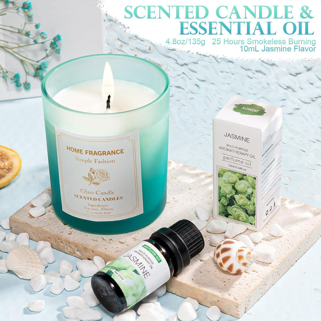 Entspannung Geschenk Für Frauen, Spa Beauty Badeset Geschenkset Mit Duftkerze, Seife, Thermobecher, Badesalz, Badebombe, Verwöhnset Wellness Geburtstag Geschenk Für Frauen, Sie, Freundin, Mama, Oma