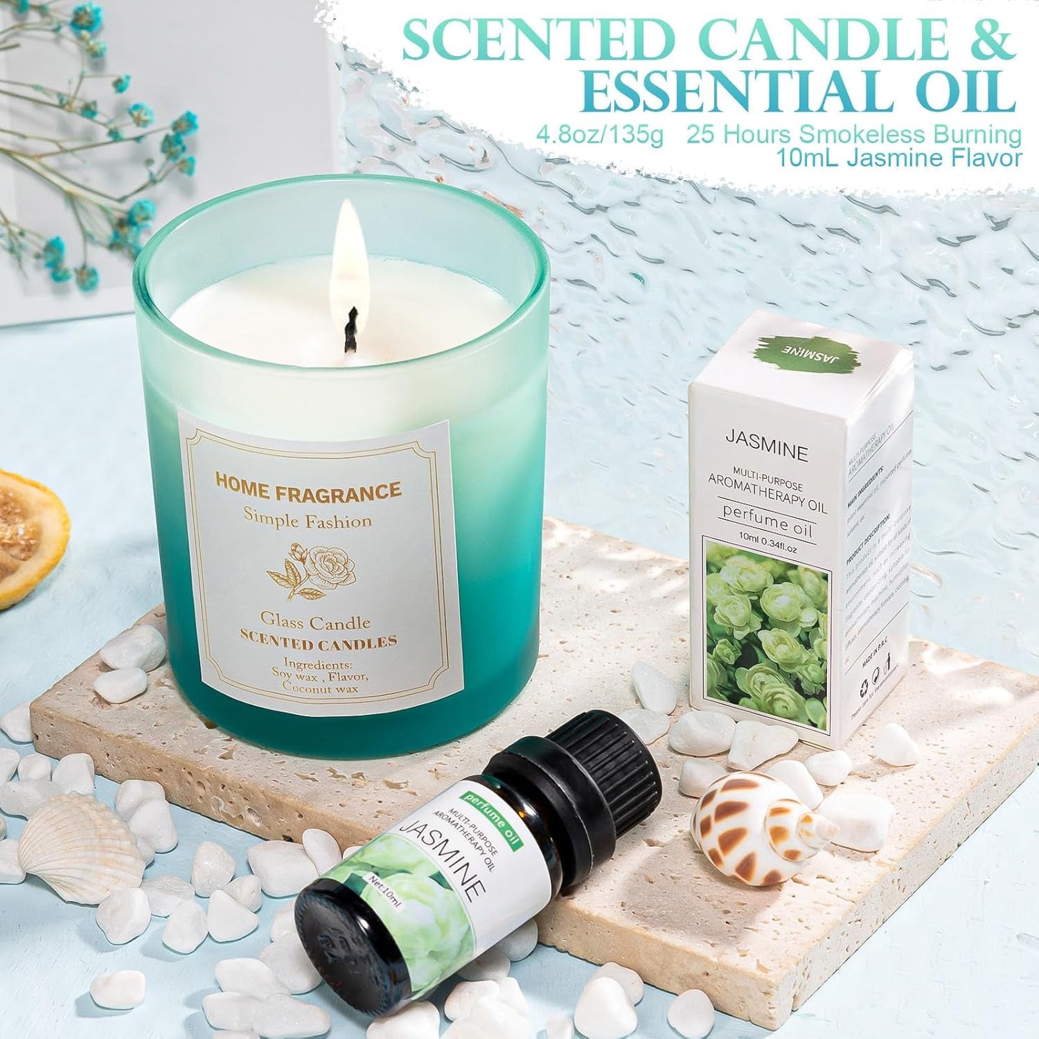 Entspannung Geschenk Für Frauen, Spa Beauty Badeset Geschenkset Mit Duftkerze, Seife, Thermobecher, Badesalz, Badebombe, Verwöhnset Wellness Geburtstag Geschenk Für Frauen, Sie, Freundin, Mama, Oma