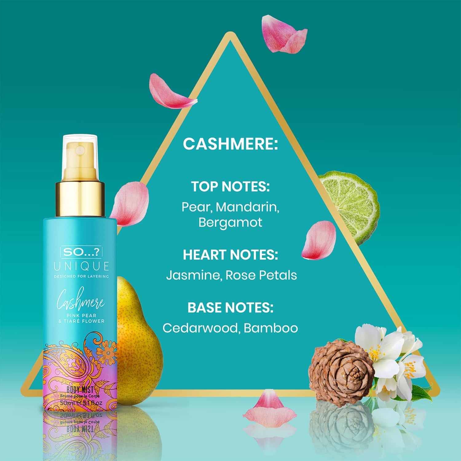 So…? Unique Grande Damen Mini Mist Gift Set, Body Mist Fragrance Spray (6X50Ml)