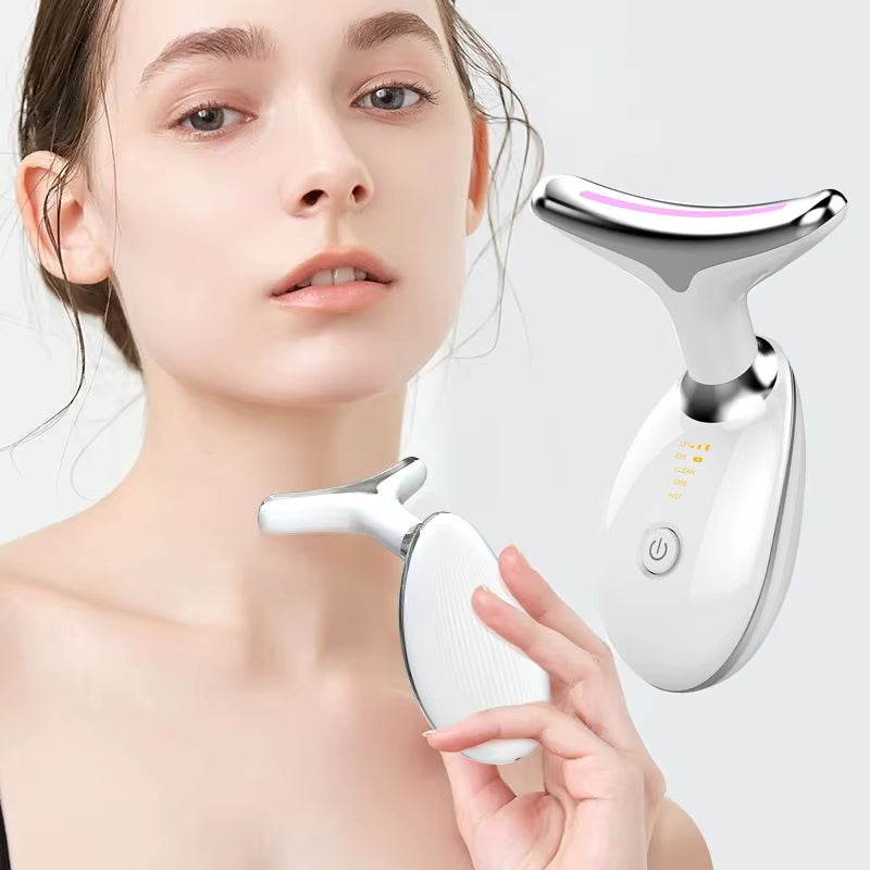 Neck Facial Lifting Device Ems Neck Face Lifting Massager Microcurrent Face Massager Led Photon Therapy anti Wrinkle Beauty Tool